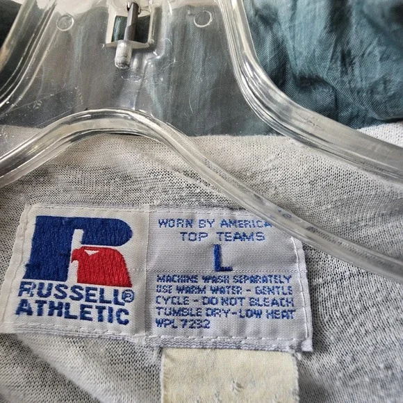Vintage Russell Athletic Windbreaker Men's Size XL Green Full Zip‎ Made In USA - Picture 2 of 12
